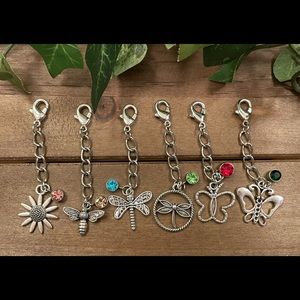 Assorted Zipper Pull Charms / Planner Charms Set